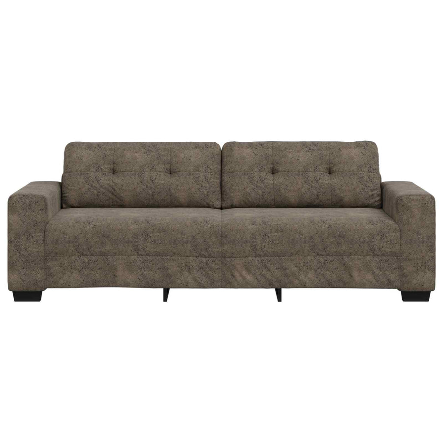 3-Zits Sofa Donkergrijs 220 cm Kunst Suède Leer
