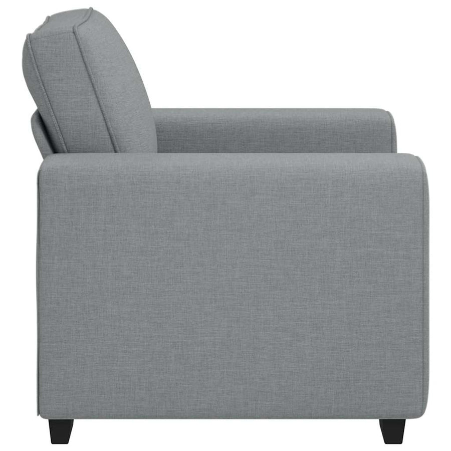 Fauteuil Stof 60 cm Lichtgrijs