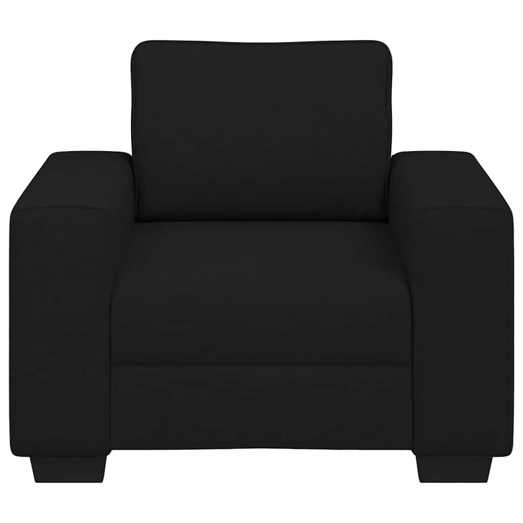 Fauteuil Stof 60 cm Zwart