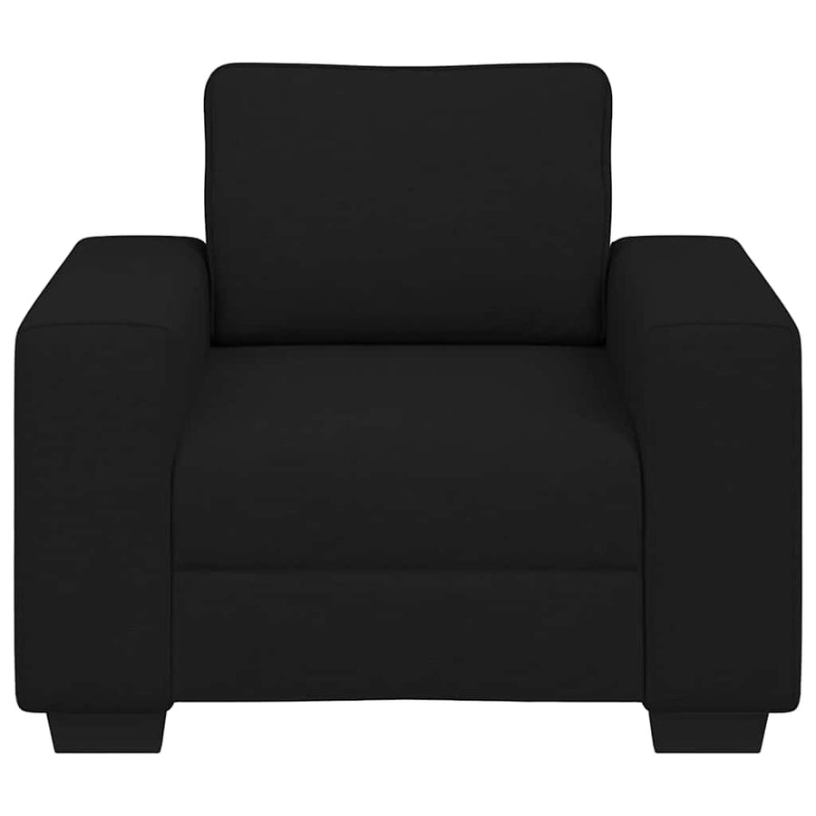 Fauteuil Stof 60 cm Zwart