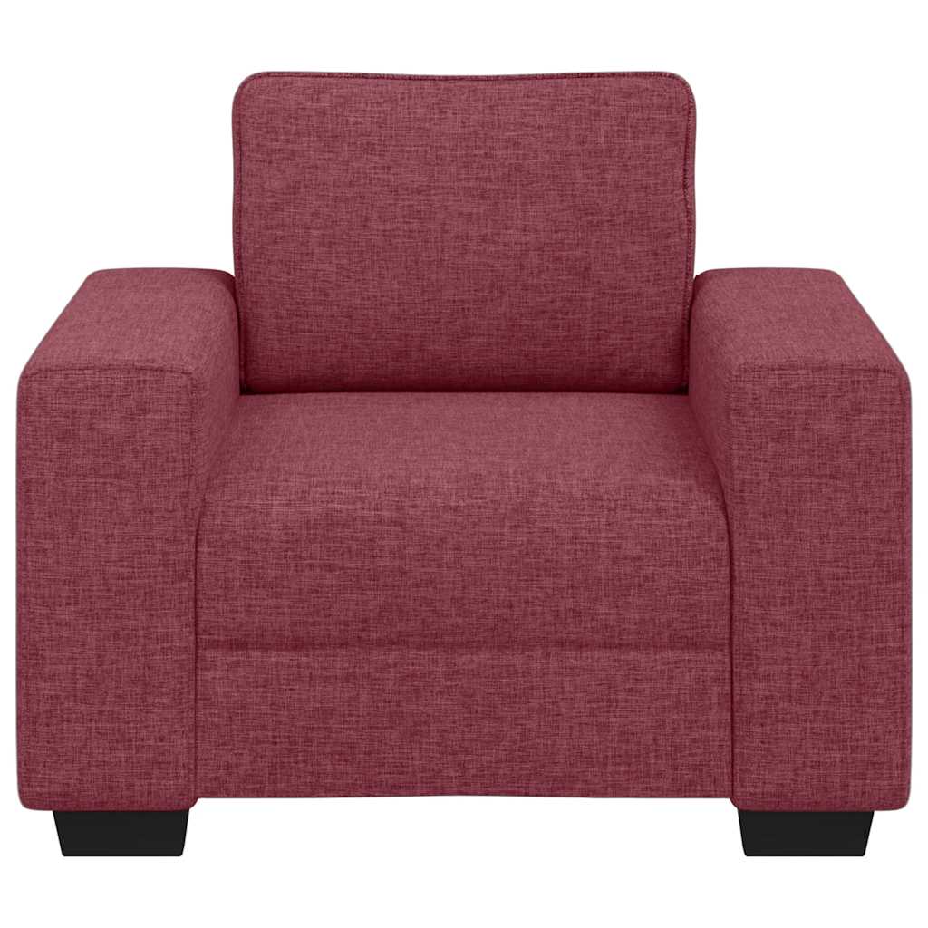 Bankstoel Wijnrood 100x77x82 cm Stof