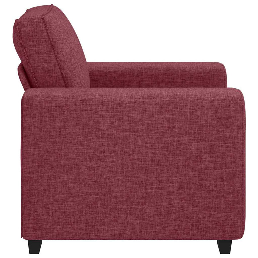 Bankstoel Wijnrood 100x77x82 cm Stof