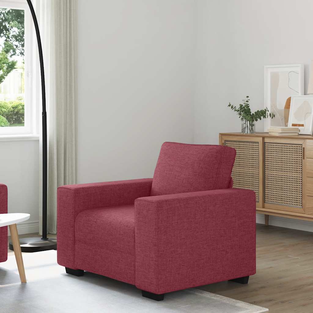 Bankstoel Wijnrood 100x77x82 cm Stof