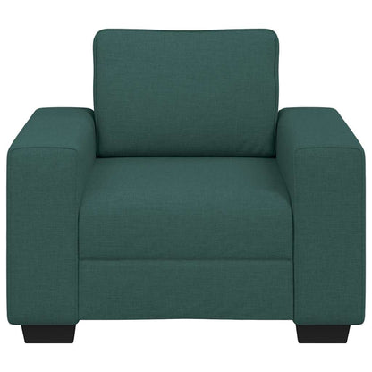 Sofastoel Donkergroen 100x77x82 cm Stof