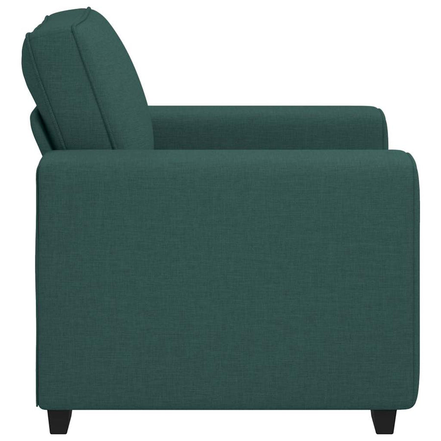 Sofastoel Donkergroen 100x77x82 cm Stof