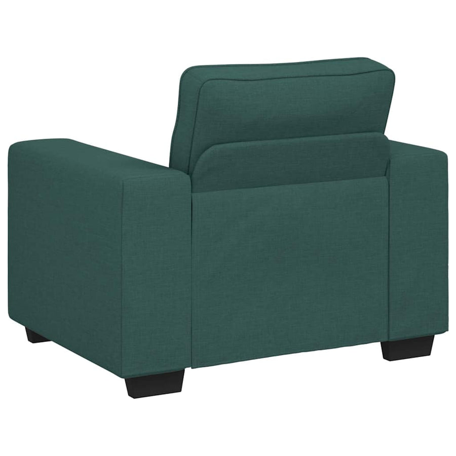 Sofastoel Donkergroen 100x77x82 cm Stof