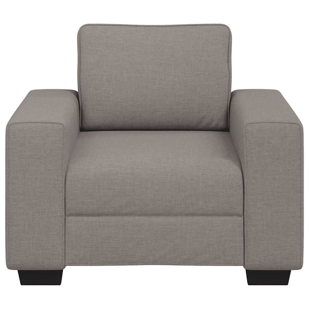 Sofastoel Taupe 100x77x82 cm Stof