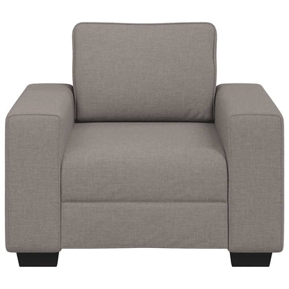 Sofastoel Taupe 100x77x82 cm Stof