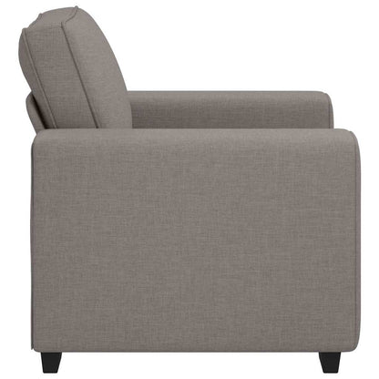Sofastoel Taupe 100x77x82 cm Stof