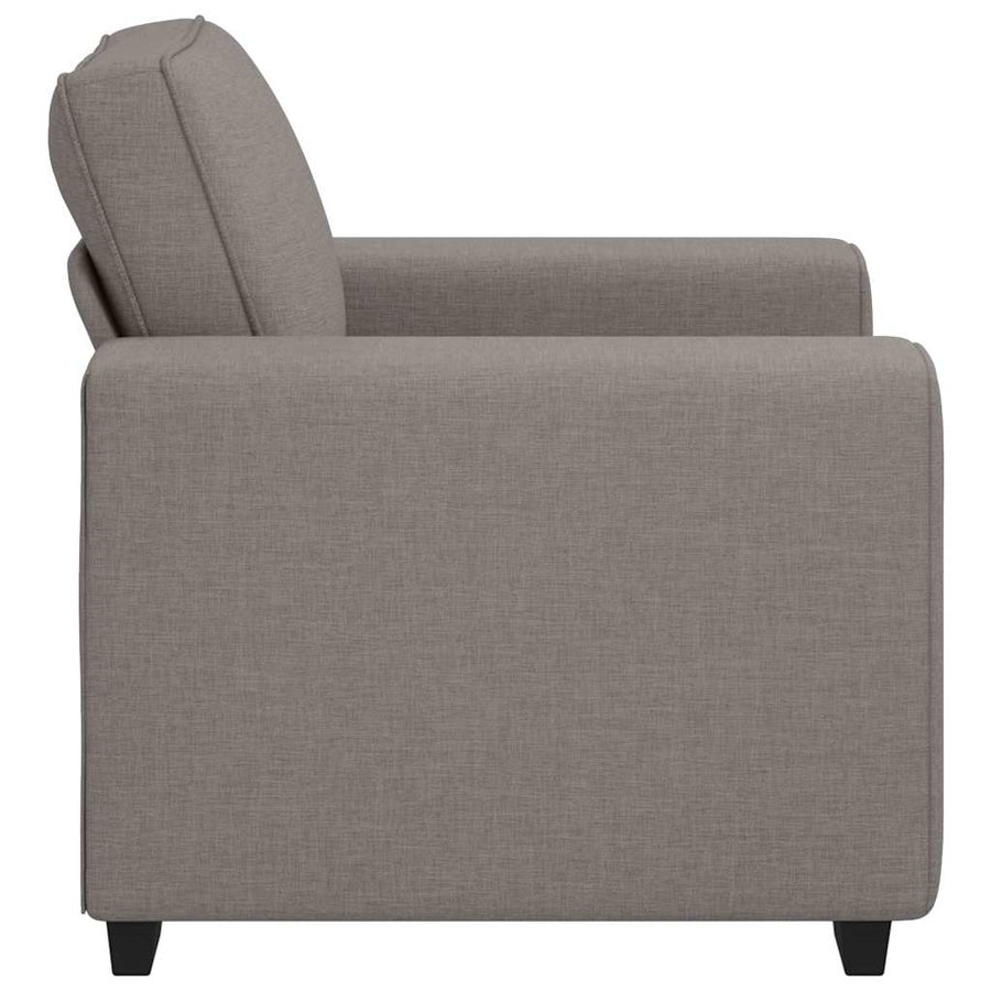 Sofastoel Taupe 100x77x82 cm Stof
