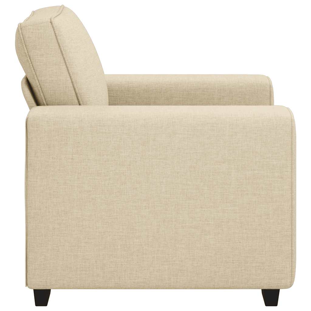 Sofastoel Crème 100x77x82 cm Stof