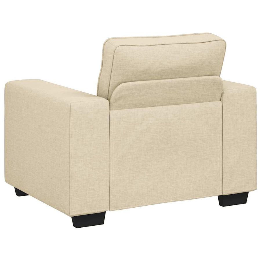 Sofastoel Crème 100x77x82 cm Stof