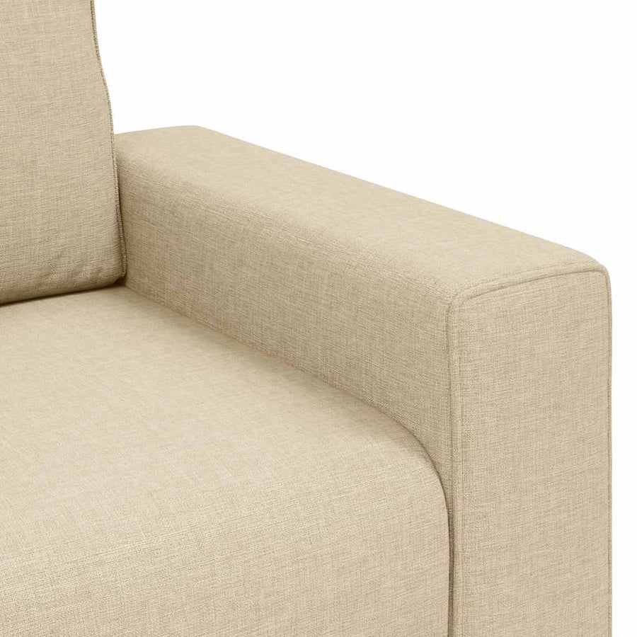 Sofastoel Crème 100x77x82 cm Stof