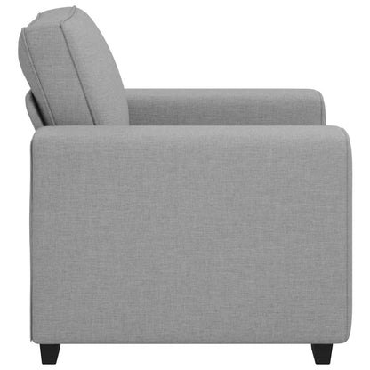 Sofastoel Wolkgrijs 100x77x82 cm Stof