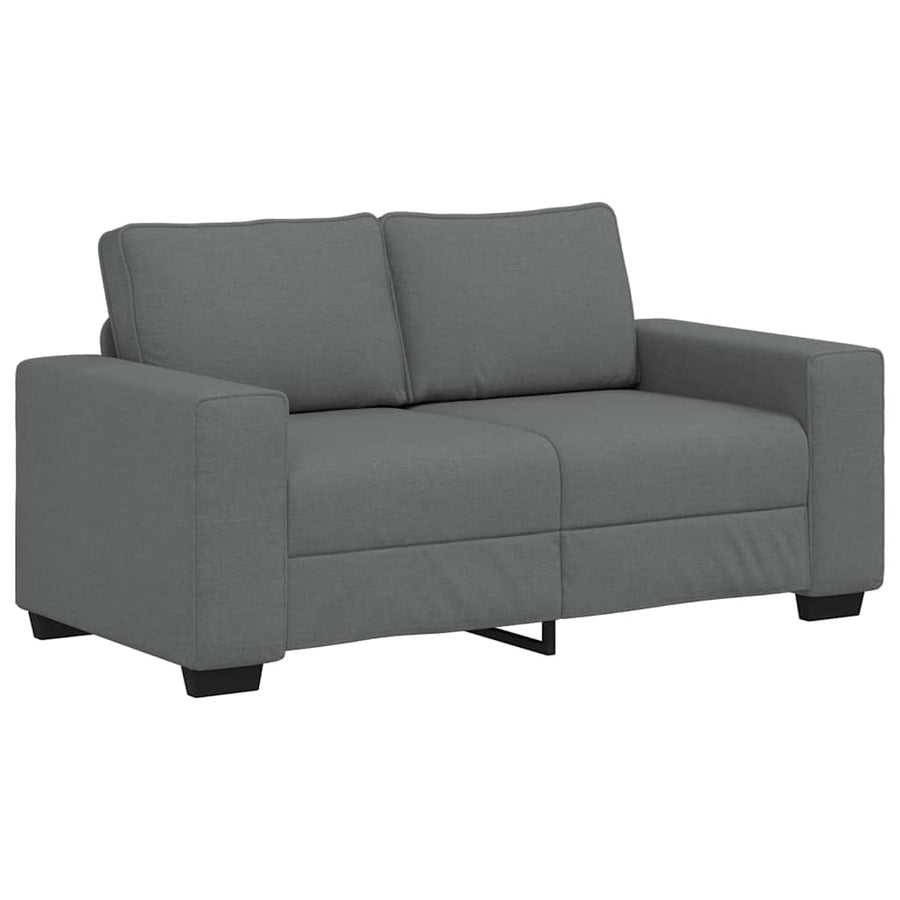 2-Zitsbank Stof 120 cm Donkergrijs