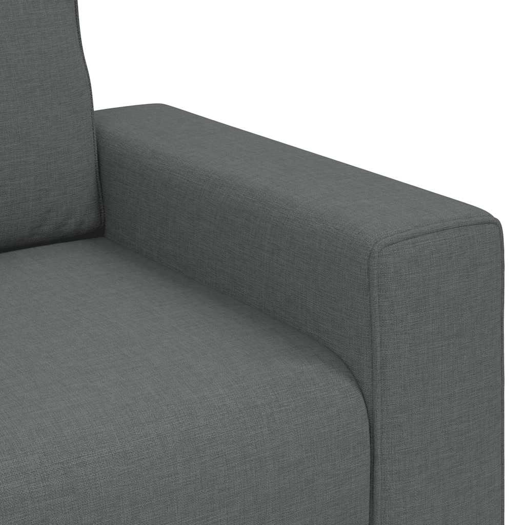 2-Zitsbank Stof 120 cm Donkergrijs