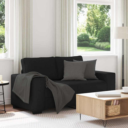 2-Zitsbank Stof 120 cm Zwart