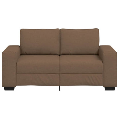 2-zitsbank bruin 160x77x82 cm stof
