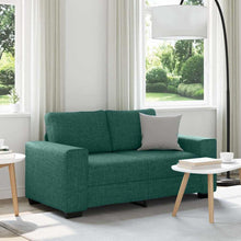 2-zitsbank donkergroen 160x77x82 cm stof