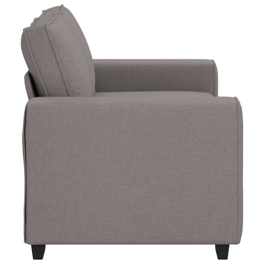 2-zitsbank Taupe 160x77x82 cm Stof