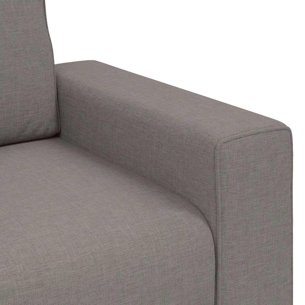 2-zitsbank Taupe 160x77x82 cm Stof