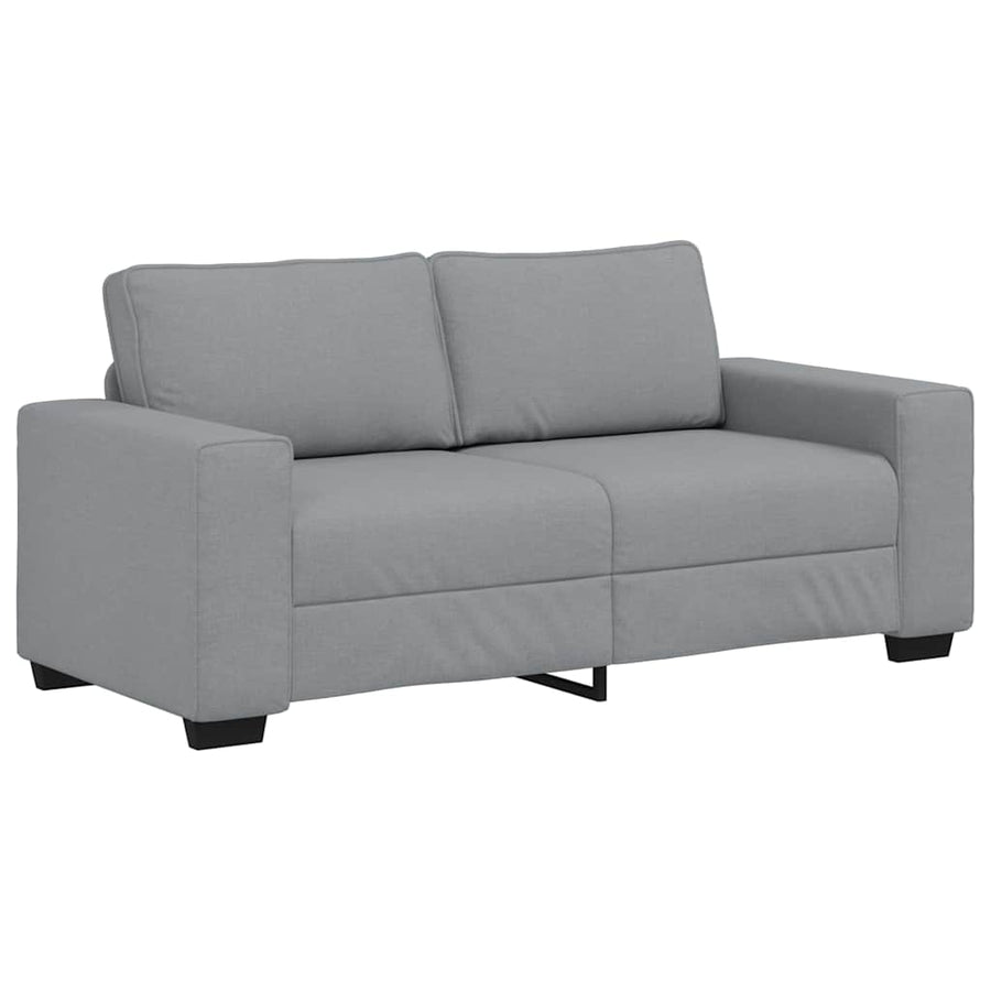 2-Zitsbank Stof 140 cm Lichtgrijs