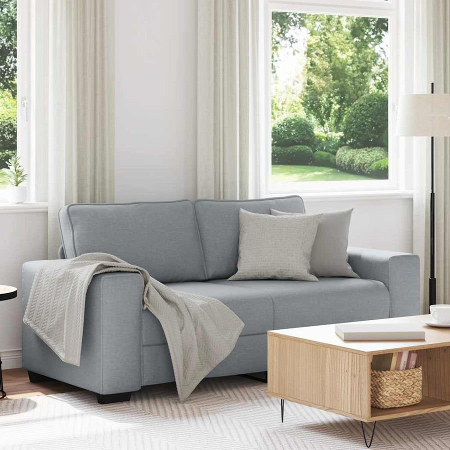2-Zitsbank Stof 140 cm Lichtgrijs