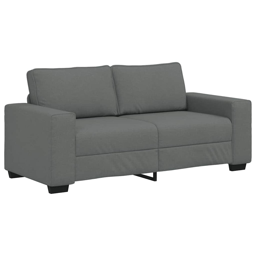 2-Zitsbank Stof 140 cm Donkergrijs