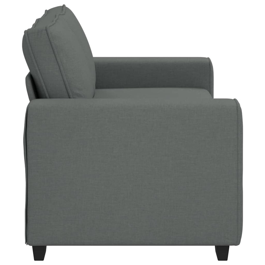 2-Zitsbank Stof 140 cm Donkergrijs