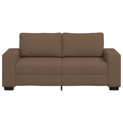 2-zitsbank bruin 180x77x82 cm stof