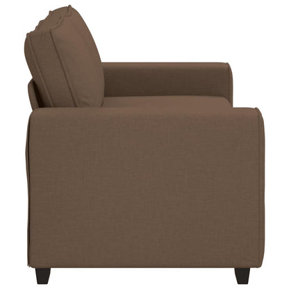 2-zitsbank bruin 180x77x82 cm stof