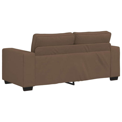 2-zitsbank bruin 180x77x82 cm stof