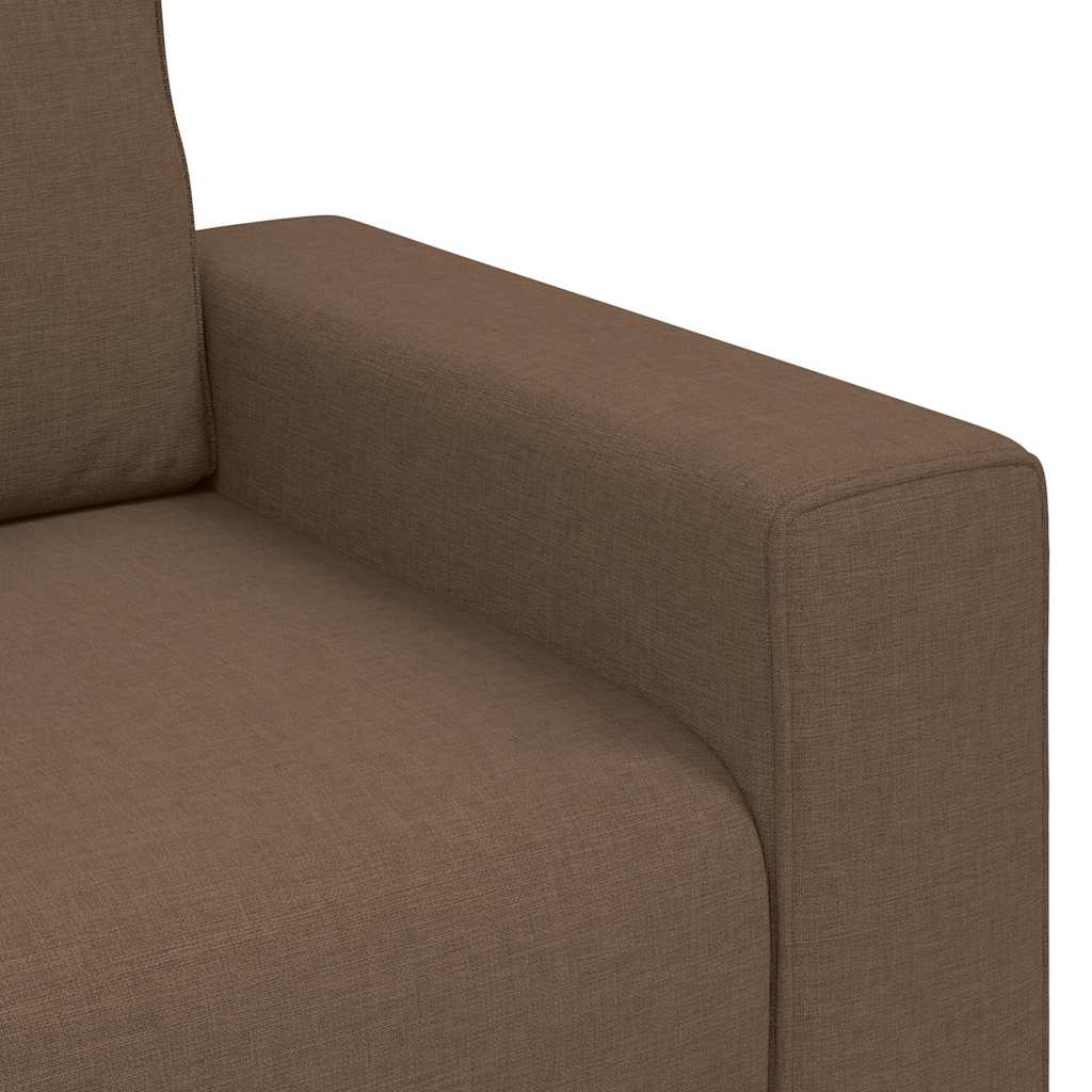 2-zitsbank bruin 180x77x82 cm stof