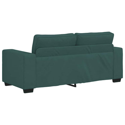 2-zitsbank donkergroen 180x77x82 cm stof