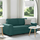 2-zitsbank donkergroen 180x77x82 cm stof