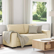 2-seater sofa cream 180x77x82 cm fabric