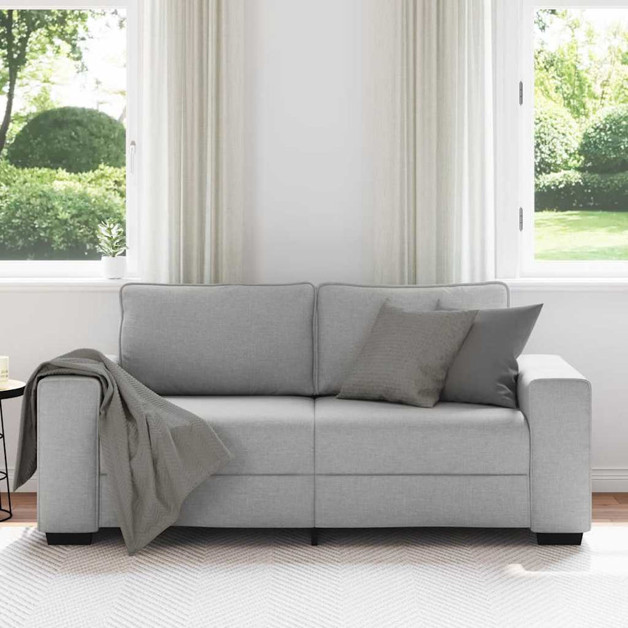 2-zitsbank Wolkengrijs 180x77x82 cm Stof