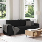 3-zitsbank 221x77x82 cm stof zwart