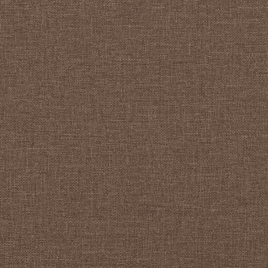 3-zitsbank bruin 220x77x82 cm stof