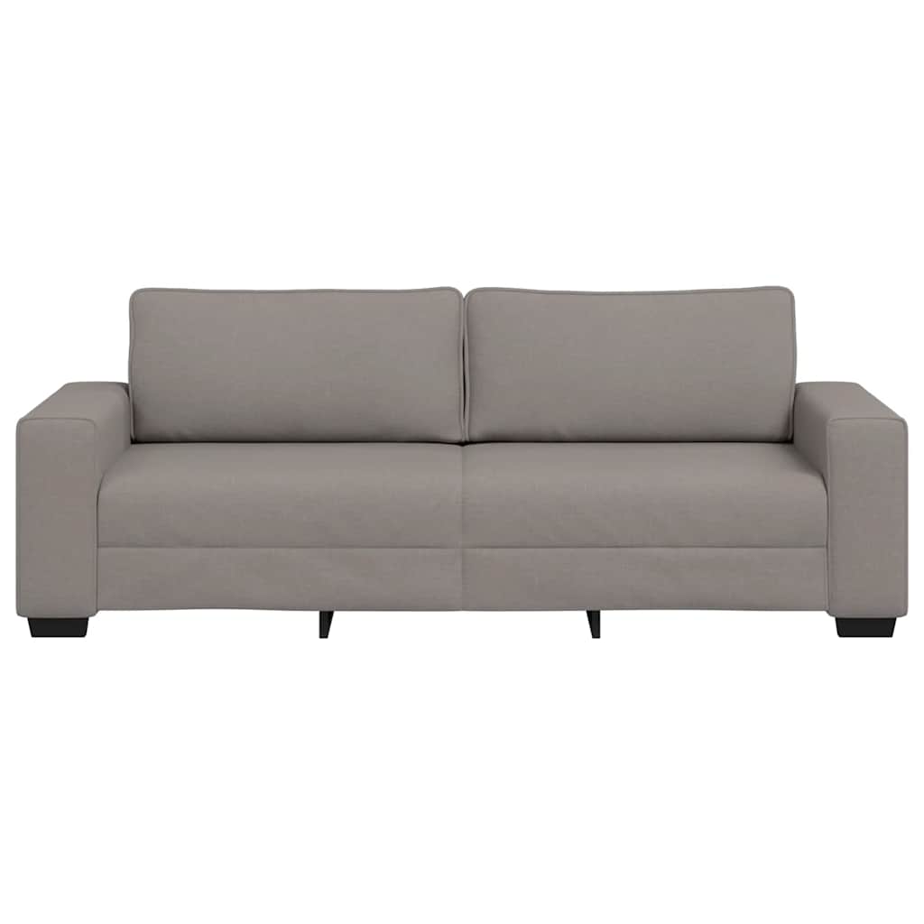 3-zitsbank Taupe 220x77x82 cm Stof