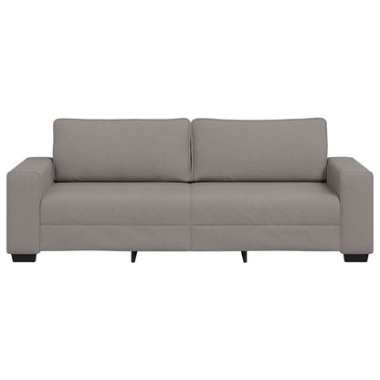 3-zitsbank Taupe 220x77x82 cm Stof