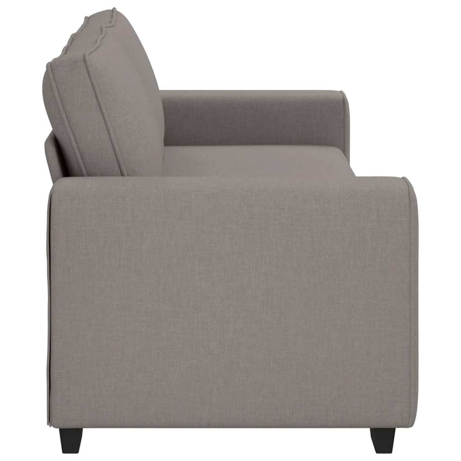 3-zitsbank Taupe 220x77x82 cm Stof