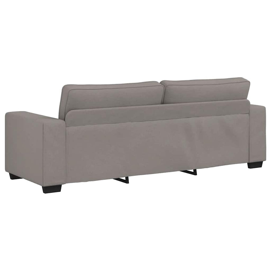 3-zitsbank Taupe 220x77x82 cm Stof