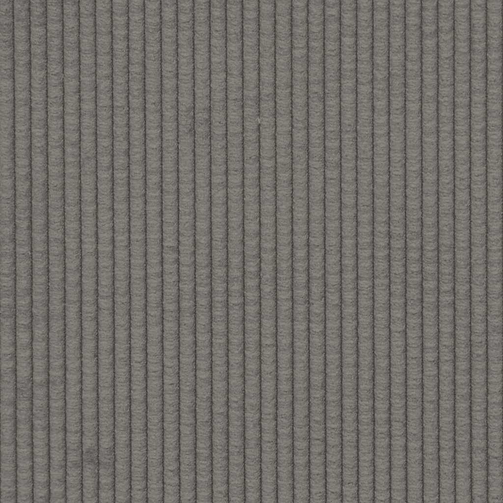 Sofastoel Lichtgrijs 100x77x82 cm Corduroy Stof