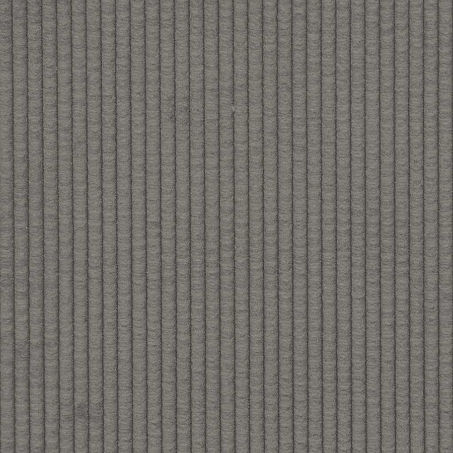Sofastoel Lichtgrijs 100x77x82 cm Corduroy Stof