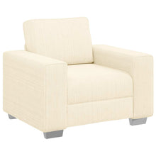 Sofastoel Crème 100x77x82 cm Corduroy Stof