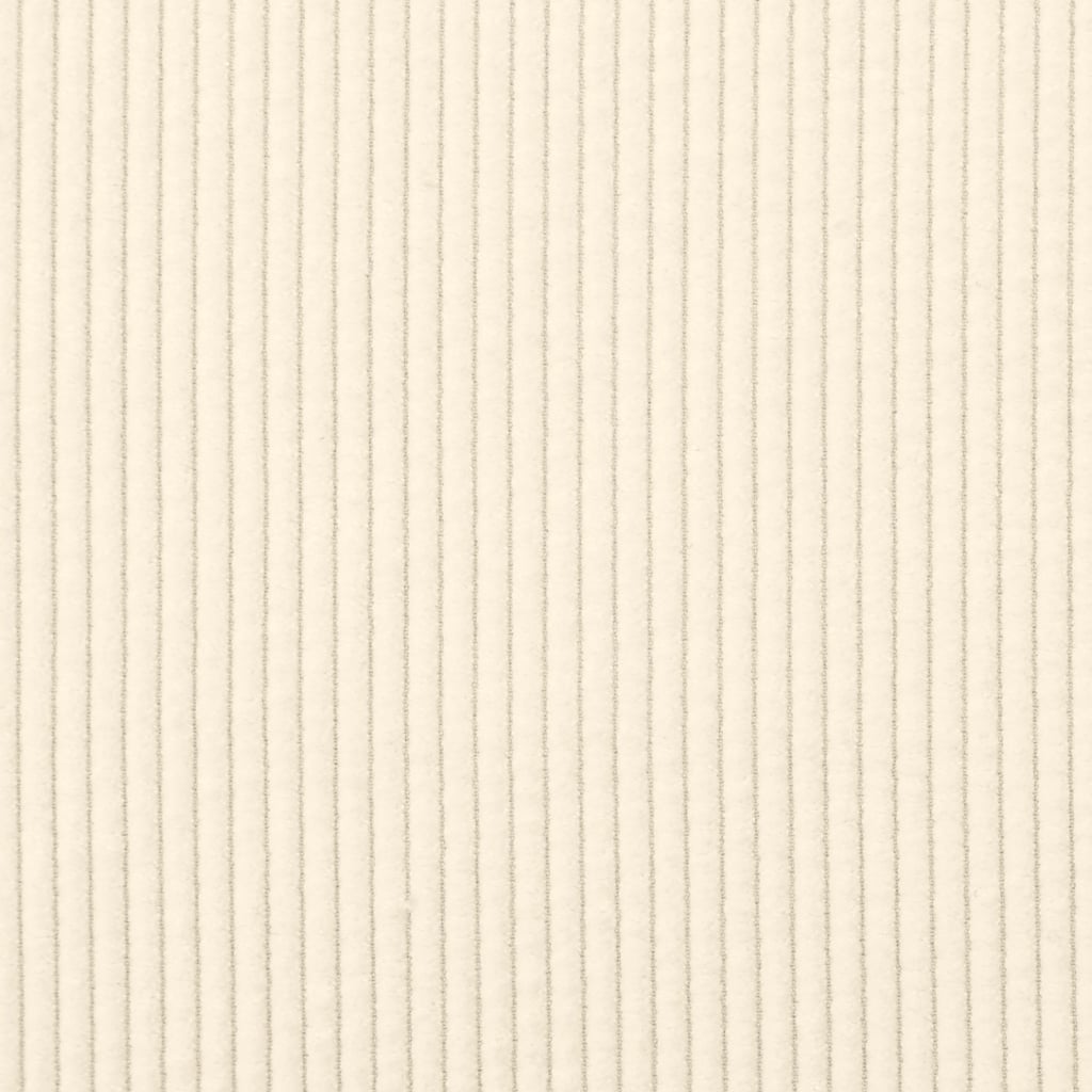Sofastoel Crème 100x77x82 cm Corduroy Stof