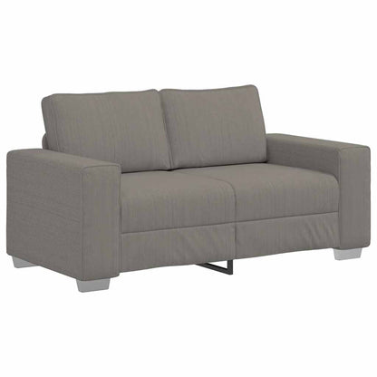 Loveseat Sofa Lichtgrijs 160x77x82 cm Corduroy Stof