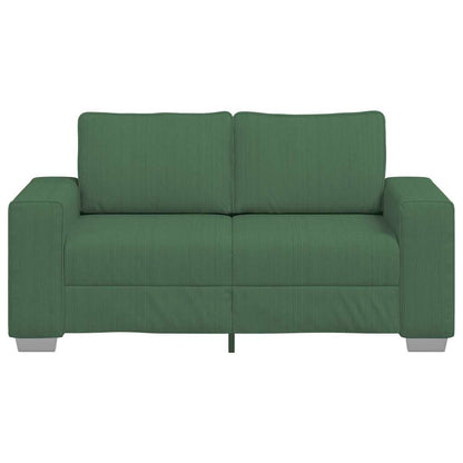 Loveseat Sofa Donkergroen 160x77x82 cm Corduroy Stof