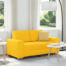 Loveseat Sofa Lichtgeel 160x77x82 cm Corduroy Stof